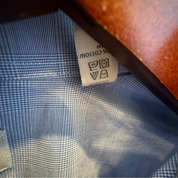 Nordstrom Rack, trim fit, 15/32-33, blue, button down shirt - Picture 6 of 6